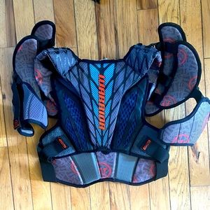 Warrior Hitman Shoulder Pads Gray, Size M - 9T_06